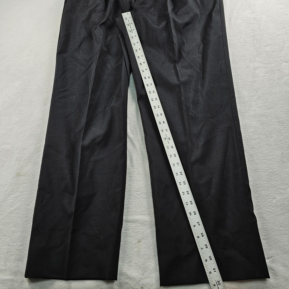 Vtg Stanley Blacker Suit Double Breasted Peak Lapel Mens 44L Pants 36x32 Pleated - Picture 13 of 16